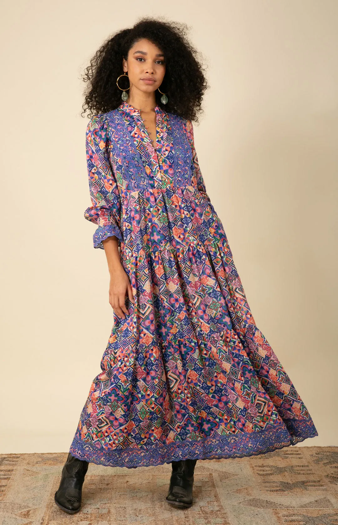 Amari Embroidered Maxi Dress