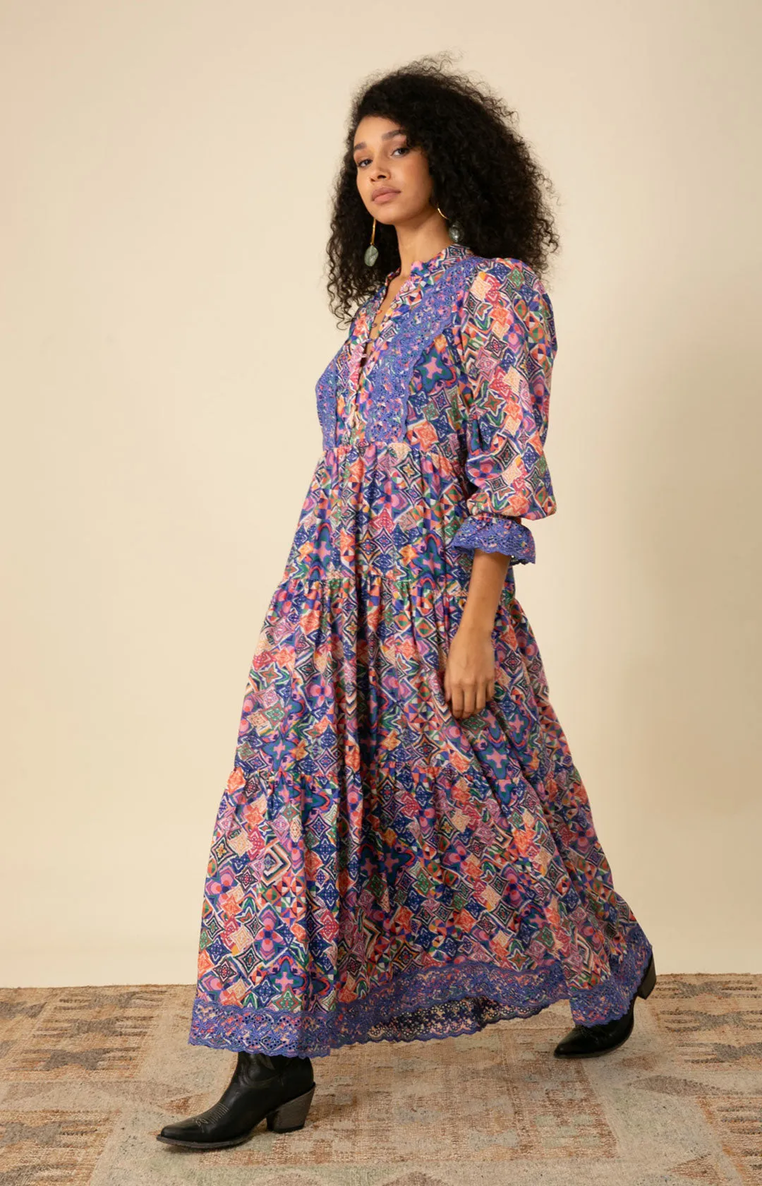 Amari Embroidered Maxi Dress