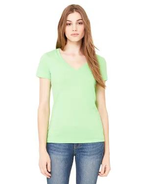 Bella   Canvas Ladies' Jersey Short-Sleeve Deep V-Neck T-Shirt