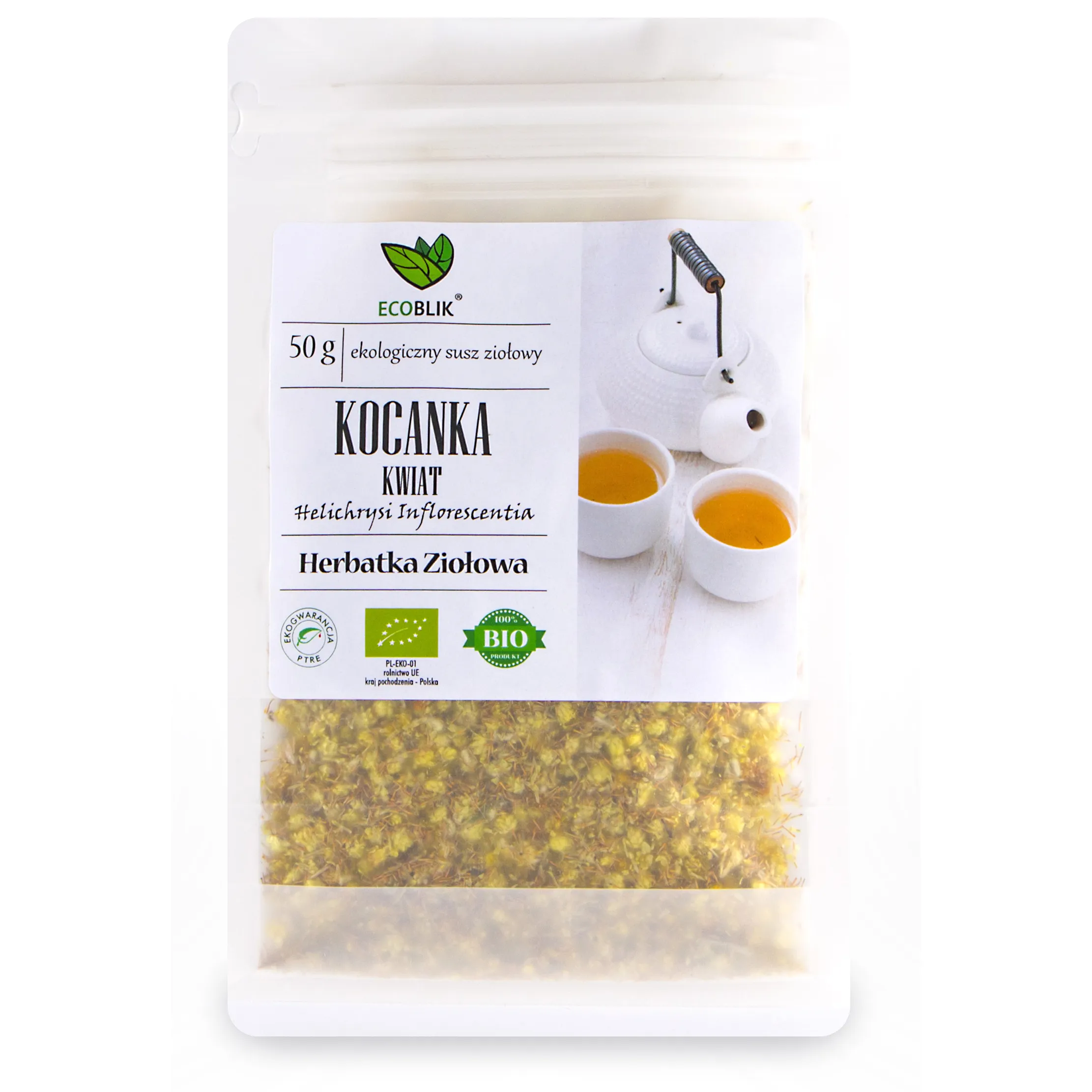 EcoBlik Helichrysi inflorescentia, 50g, Kocanka