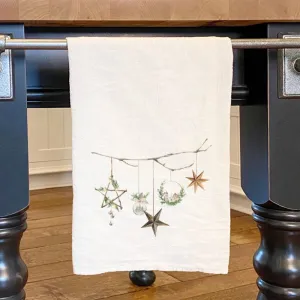 Festive Branch Tea Towel