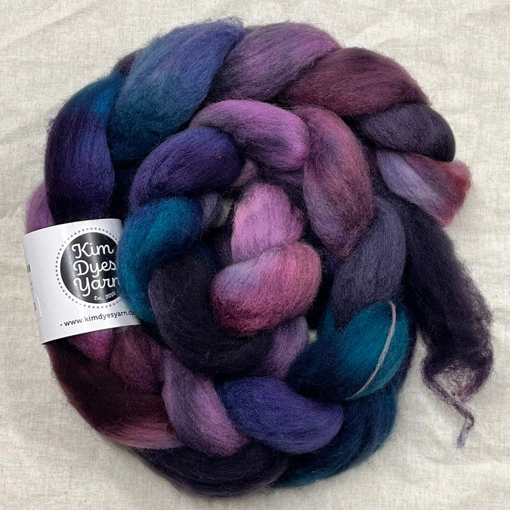 Kim Dyes Yarn Falkland Combed Top