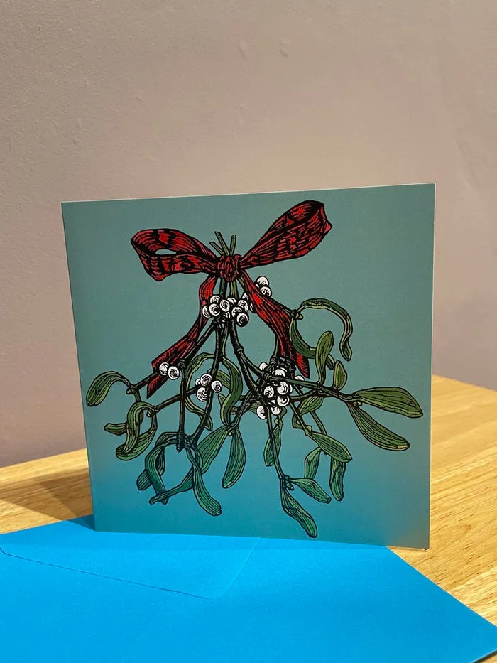 Mistletoe (Christmas Card by Rachel Meehan)