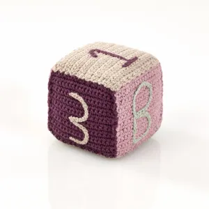 Pebble Toy Block - Organic Pink