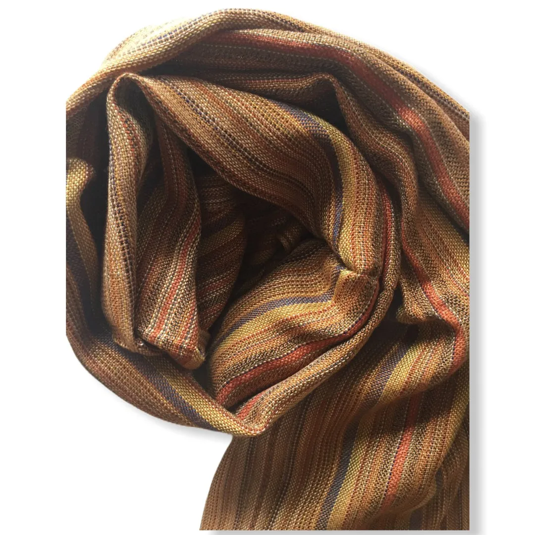 Small Striped Handwoven Scarf - Regals